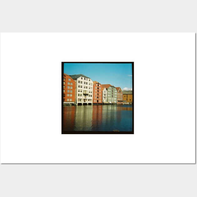 Nidelva through Trondheim, Norway - Diana 120mm Photograph Wall Art by ztrnorge